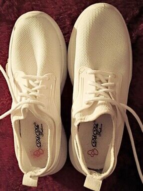 White Women's Athletic Sneakers by DbDk Fashions
